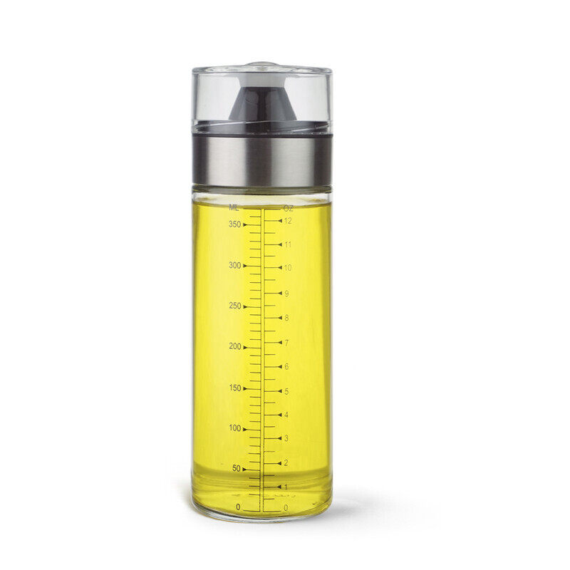 

Fissman Oil Bottle with Acrylic Lid, Clear/Black