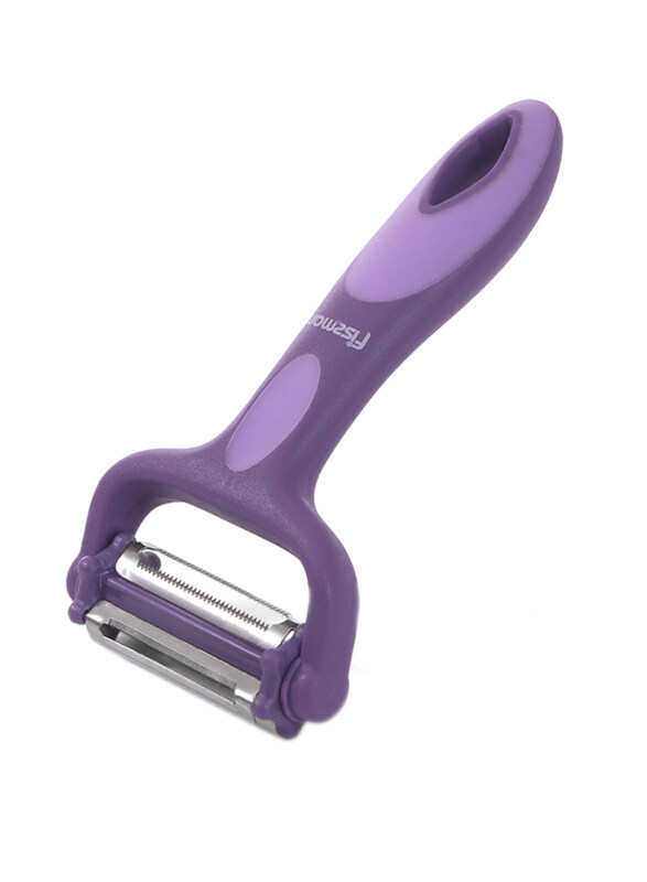 

Fissman 15cm Y-Shaped Peeler with 3 Different Stainless Steel Blade, Purple/Silver