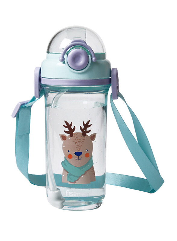 

Fissman 460ml Water Bottle for Kids, 8x19.5x6 cm