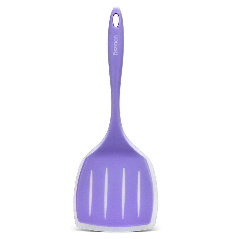 

Fissman 33cm Nylon and Silicone Mauris Series Slotted Turner, Purple