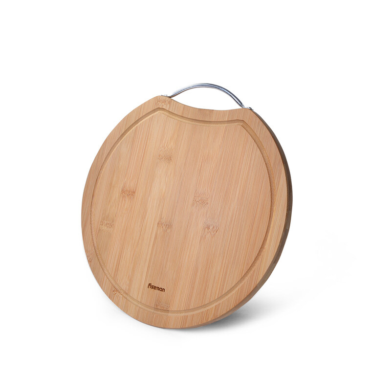 

Fissman 30cm Round Cutting Board, Beige