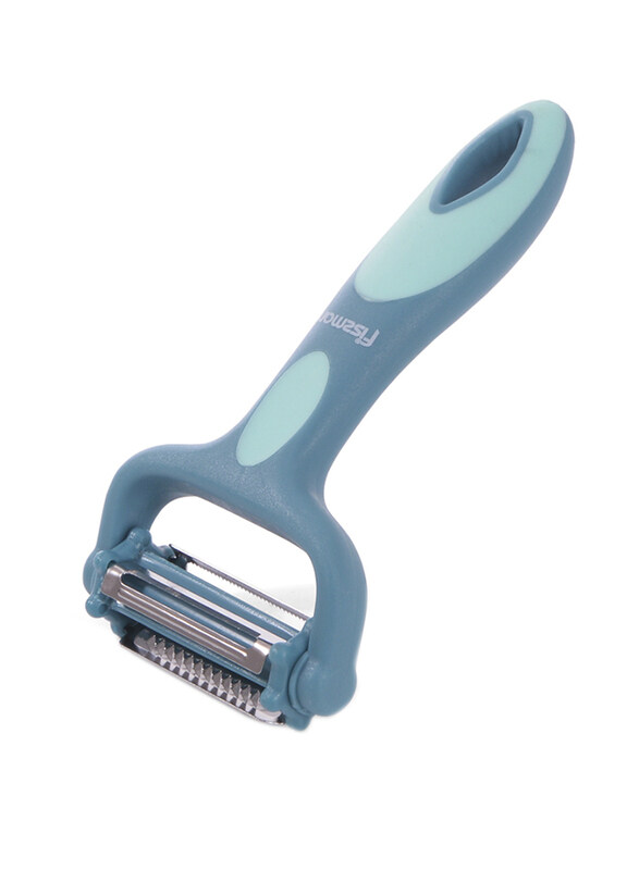 

Fissman 15cm Y-Shaped Peeler with 3 Different Stainless Steel Blade, Blue/Silver