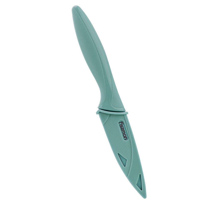 

Fissman 4-inch Caramella Stainless Steel Paring Knife with Sheath, Green