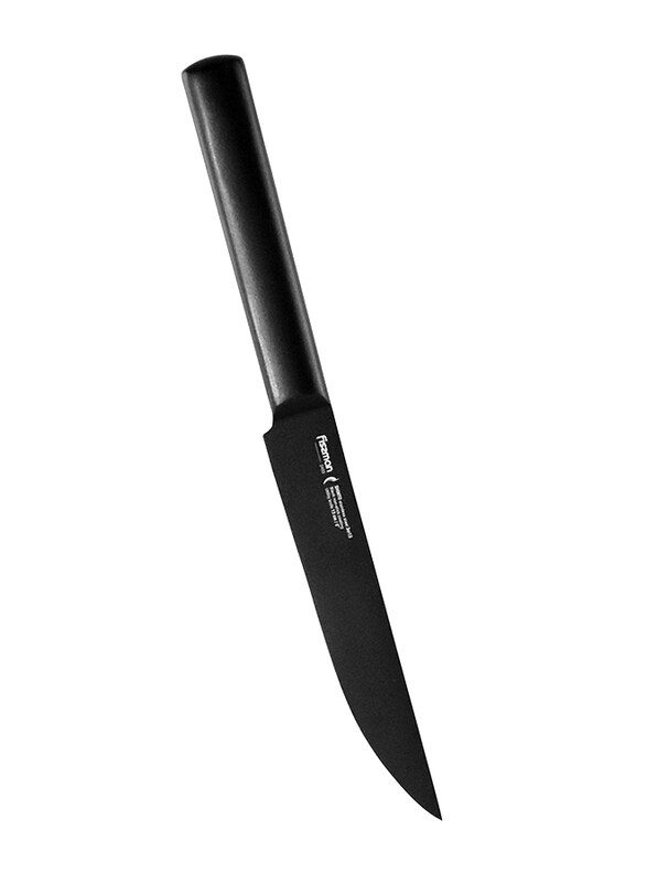 

Fissman 5-inch Shinto Stainless Steel Utility Knive, 2433, Black