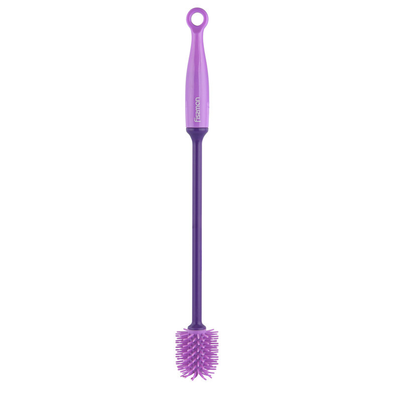 Fissman Silicone Bottle Cleaning Brush, Violet