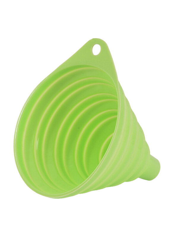 

Fissman 9cm Foldable Silicone Funnel, Green
