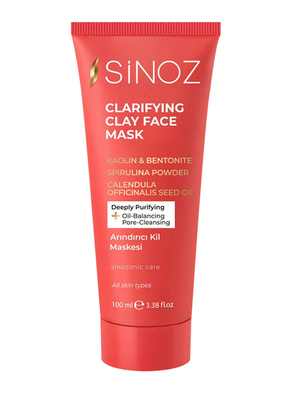 Sinoz Cleansing Clay Face Mask, 100ml