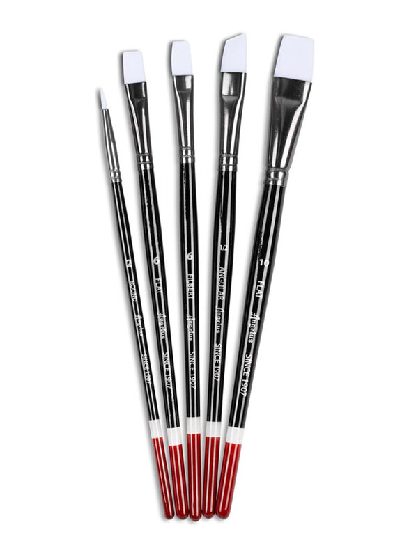 

Angelus Acrylic Paint Brush Sets, 5 Piece, Black
