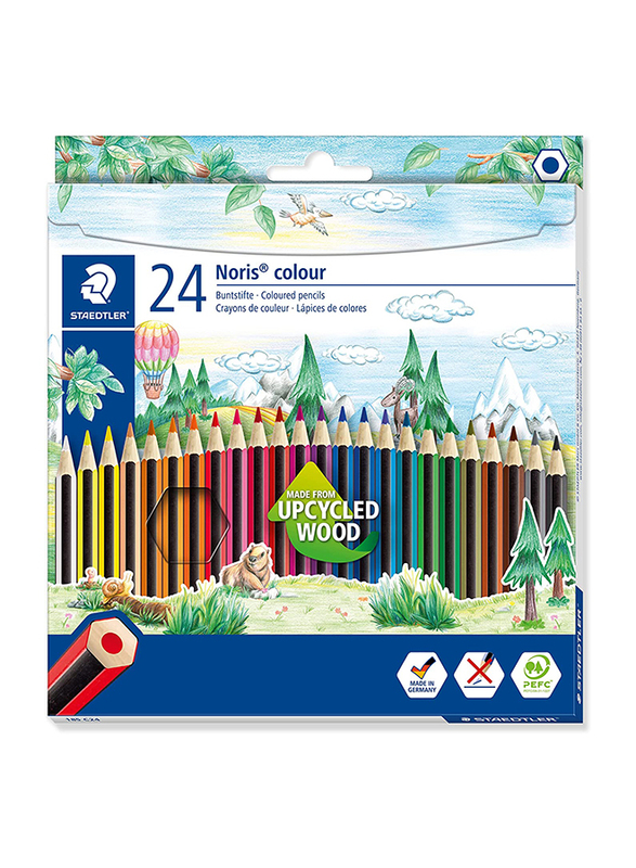 Staedtler Noris Colour Pencils, 24 Pieces, Multicolour