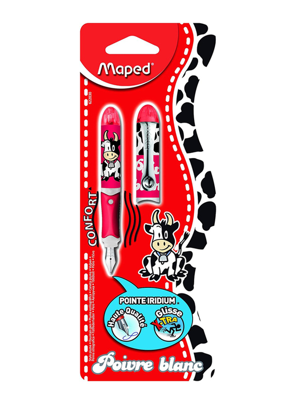 

Maped Iridium Tip Fountain Pen Mini Cow, Assorted Color