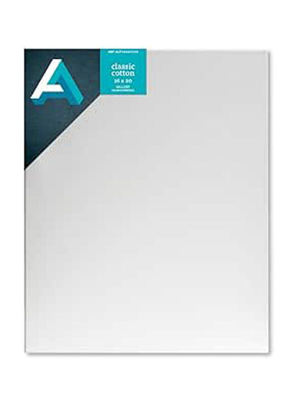 

Art Alternatives Classic Cotton Stretched Canvas, Gallery, 16" x 20", White