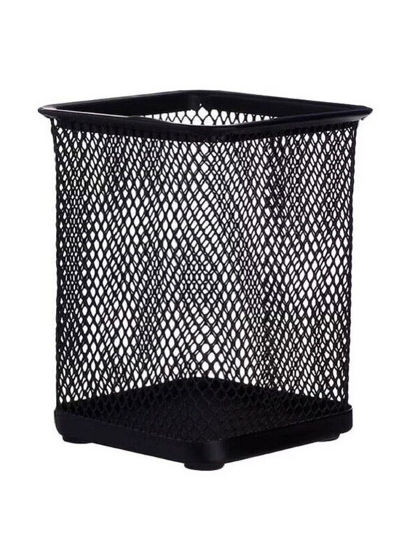 

Deli Square Mesh Pen Holder, Black