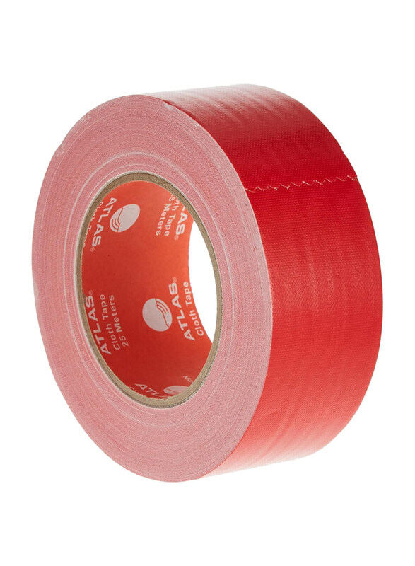 

Atlas 2 Inch x 25mm Cloth Tape, Red