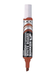 Pentel Maxiflo Whiteboard Marker Chisel, Brown