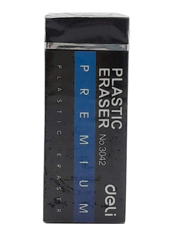 Deli Eco PVC Exam Eraser, Black