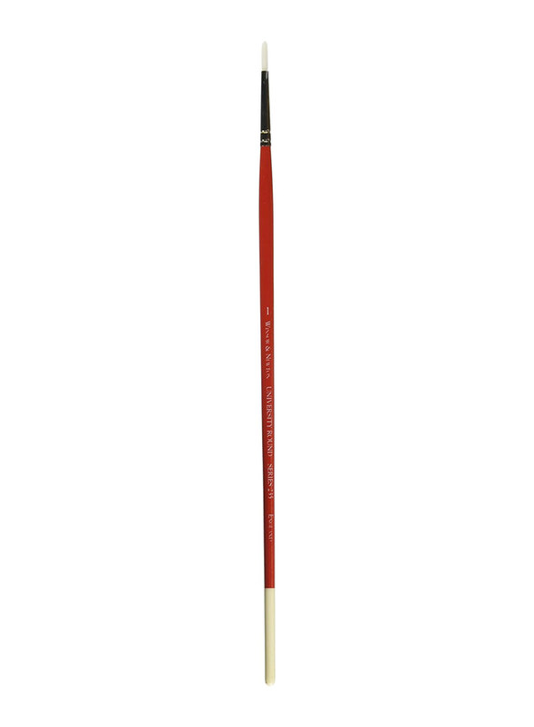 

Winsor & Newton University Series 235 Round Long Handle Brush 1, Red