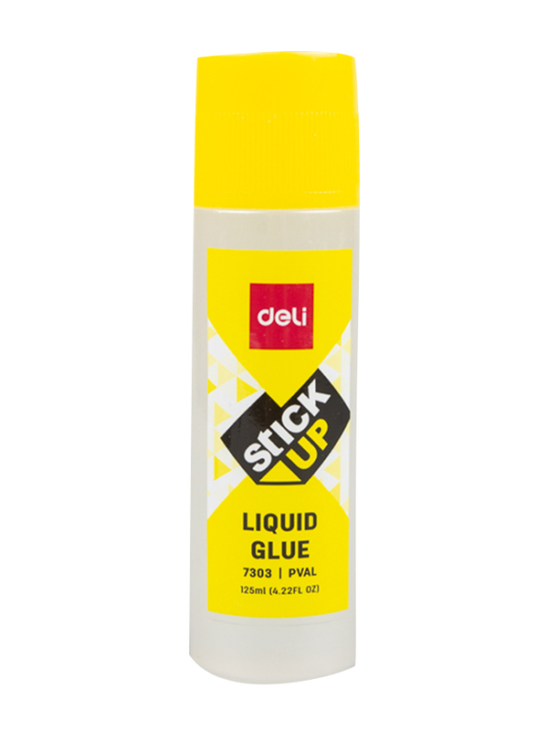 Deli Stick Up Liquid Glue, 125ml, White