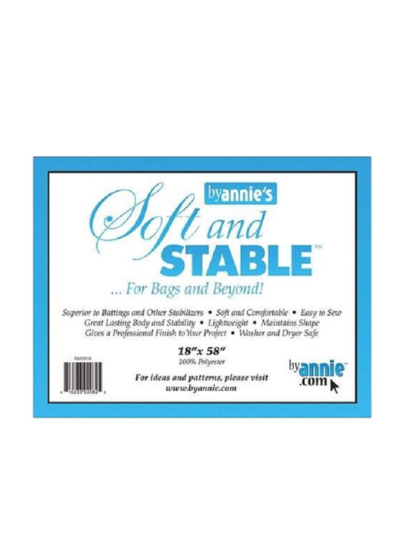 

By Annie 100% Polyester Soft & Stable, White