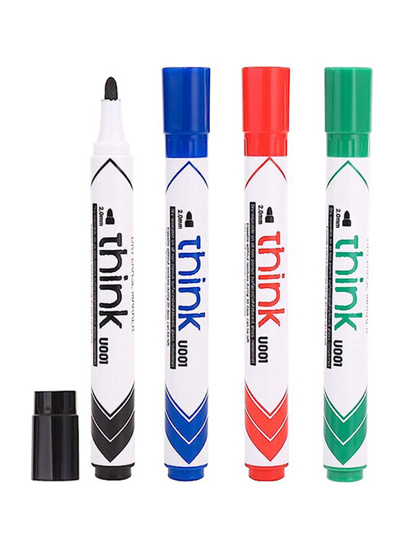 

Deli Whiteboard Marker, 4 Pieces, Multicolour