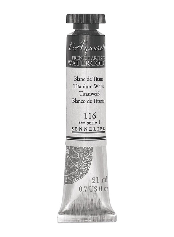 

Sennelier French Artists Watercolours, 21ml, Series 1 Titanium White