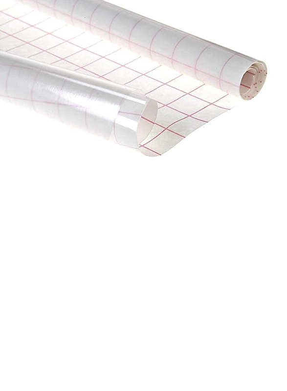 Fantastick Clear Self-Adhesive Film Roll, 9.1 m, White