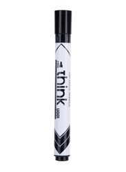 Deli 2mm Low Odor Ink Bullet Tip Dry Erase Marker, Black