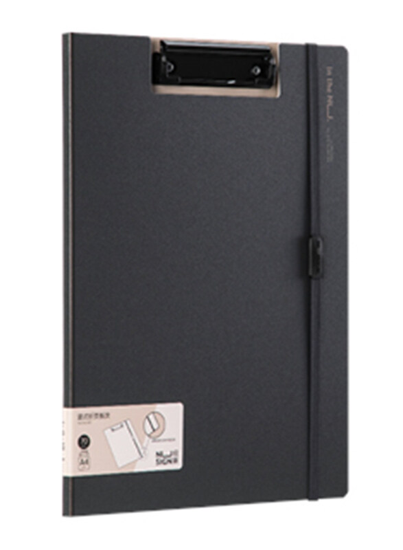 

Nusign NS180 2.0mm Foam PP Clipboard, Black
