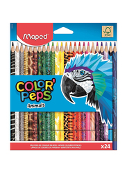 Maped Colorpeps Animal Pencil, 24 Colours, Multicolour