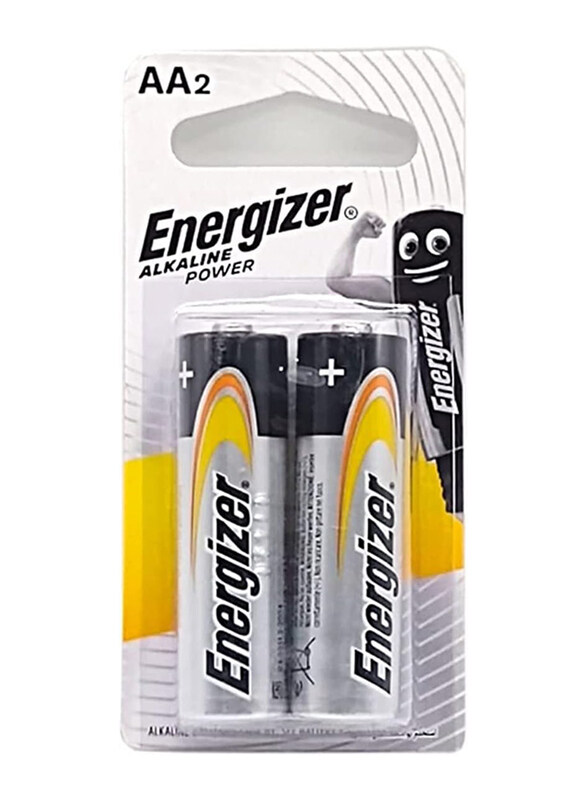 

Energizer AA Alkaline Battery, 2 Pieces, Multicolour