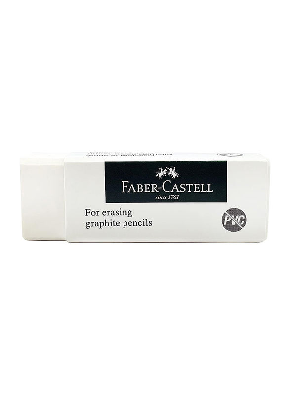 Faber-Castell Pencil Big Eraser, White