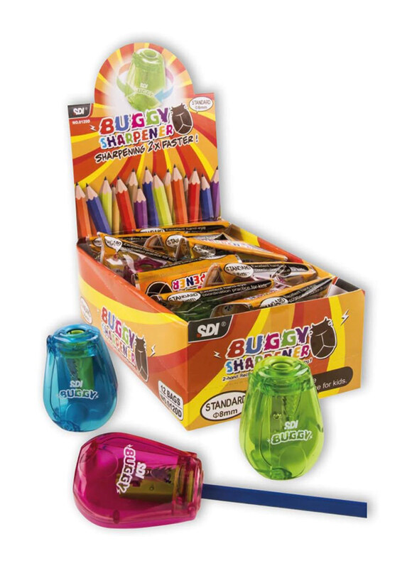 

SDI Buggy Standard Pencil Sharpener, 8 mm, Multicolour