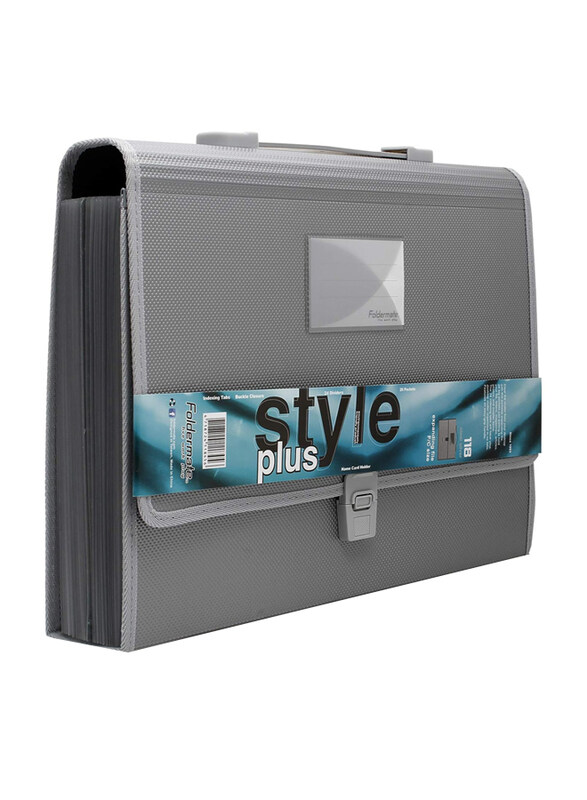 

Foldermate 26 Pocket Expanding File, Silver