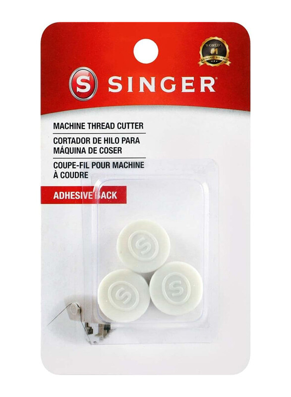 

Singer Machine Thread Cutter Stick On Set, 3 Pieces, White