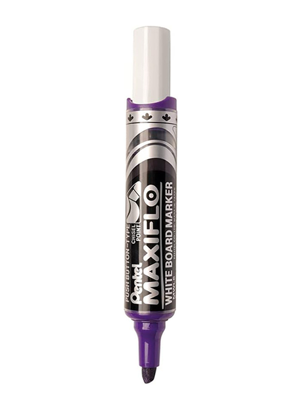 Pentel Maxiflo Whiteboard Marker Chisel, Violet