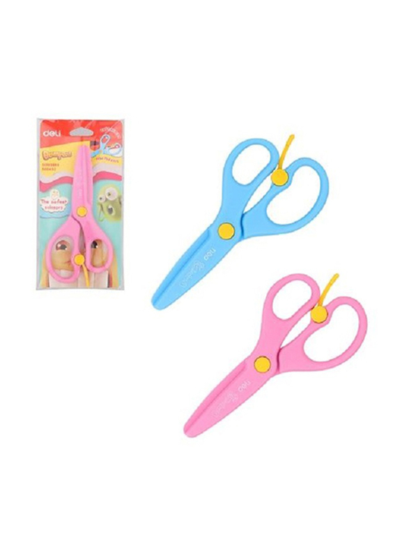 Deli Plastic Scissors, Assorted Color