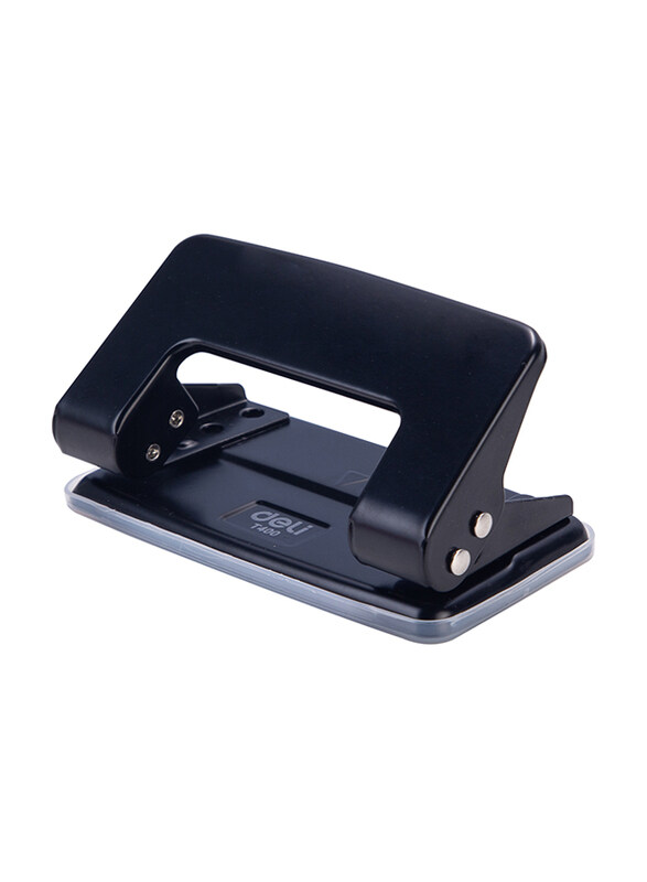 

Deli 8 Sheets Capacity 2-Hole Metal Punch, Black