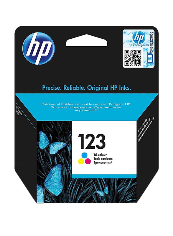 HP 123 Tri-Color Ink Cartridge