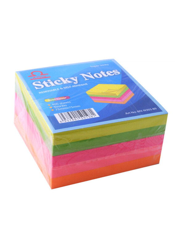 

Libra Sticky Notes, 400 Sheets, Multicolour