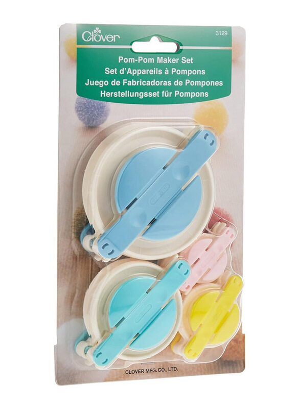

Clover Pom-Pom Maker Set, Multicolour