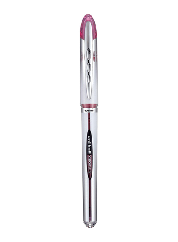 Mitsubishi Uni-Ball Vision Elite Rollerball Pen, 0.8mm, Wine