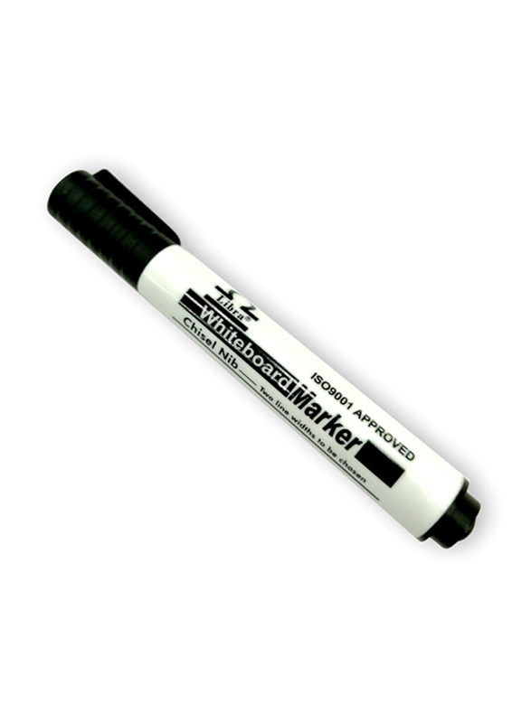 Libra Whiteboard Marker Chisel, Black