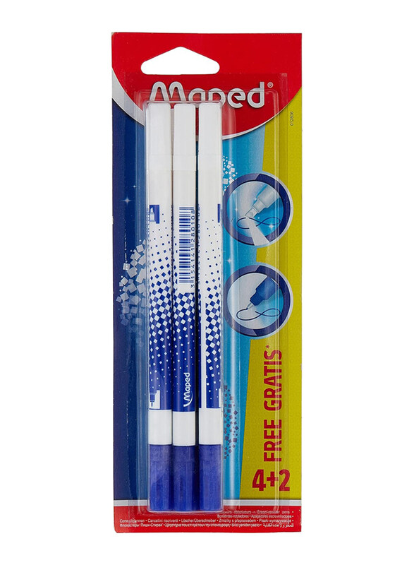 

Maped 6-Piece Write and Erase Ink Killer, White