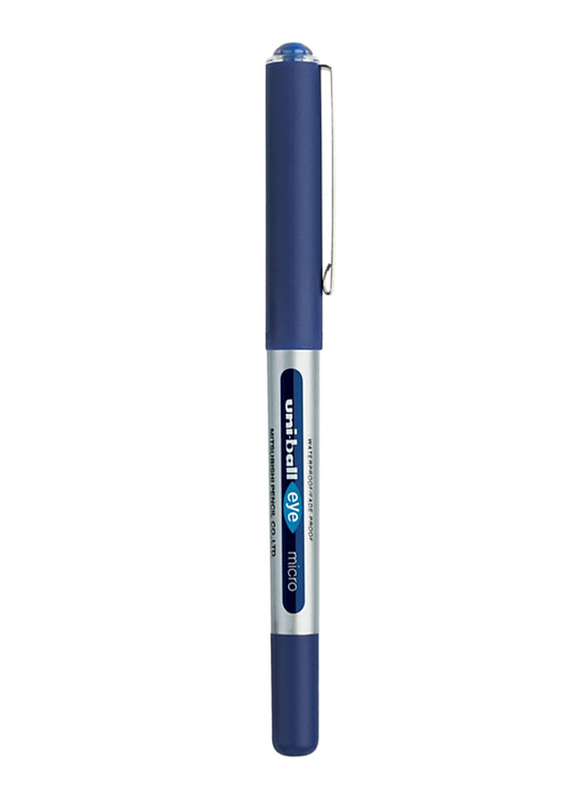 Mitsubishi Fine Delux Roller Ball Pens, Blue