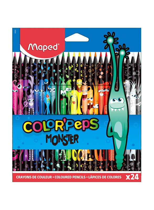 

Maped Colour Peps Monster Pencil, 24 Pieces, Multicolour