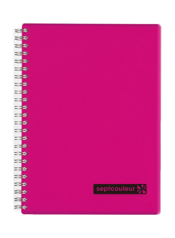 

Maruman Sept Couleur Note Book, 80 Sheets, A5 Size, Pink