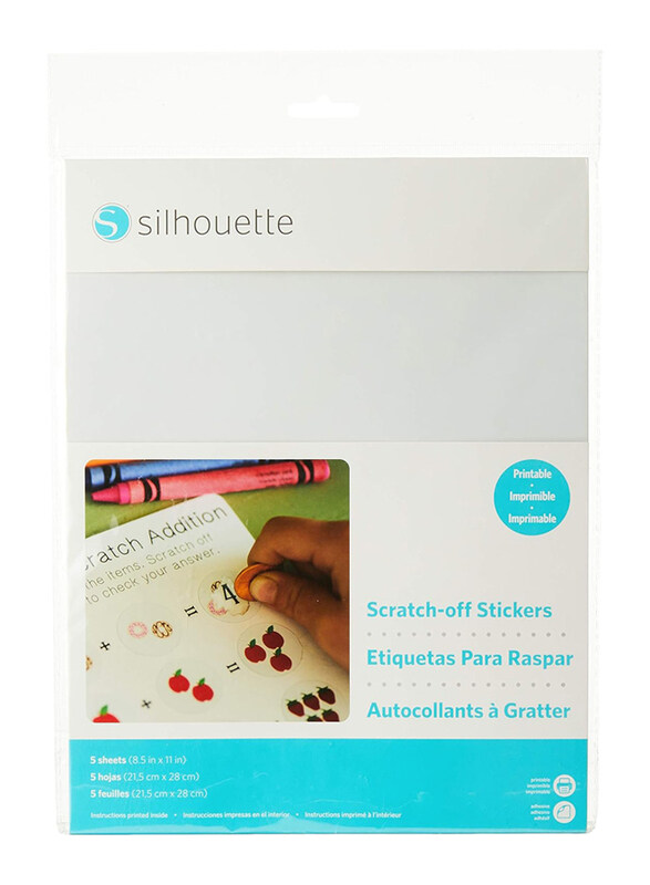 

Silhouette Sticker Scratch Off Printable, Multicolour