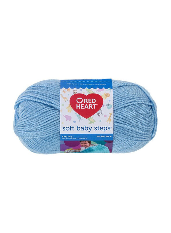 

C&C Red Heart Soft Baby Steps Yarn, 5oz, Baby Blue