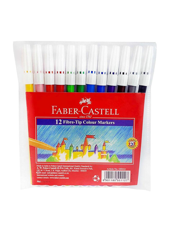 

Faber-Castelll Sketch Pen, 12 Colors, Multicolour