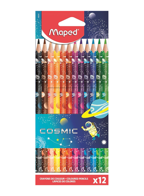 

Maped Cosmic Colour Pencil Set, 12 Pieces, Multicolour