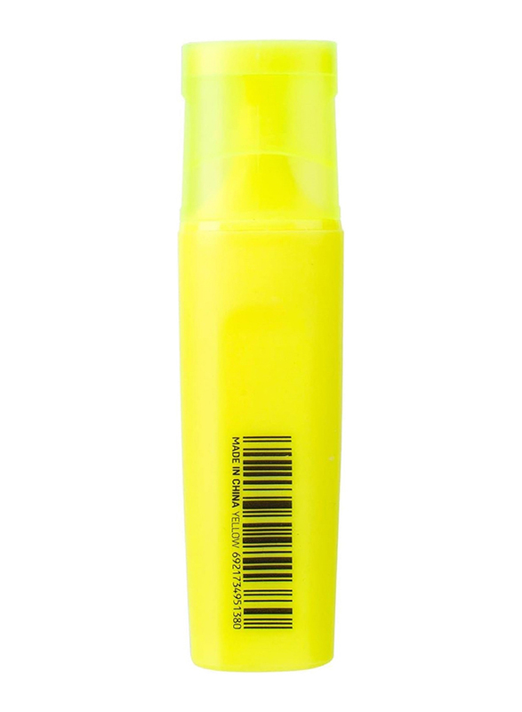 Deli 1-5mm Chisel Highlighter, Yellow
